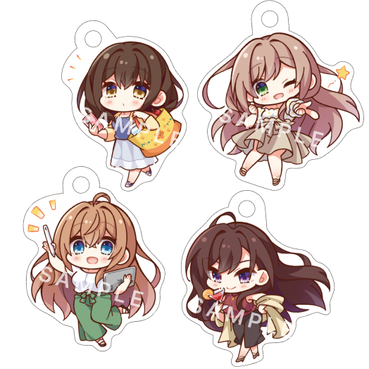 SDアクリルキーホルダー4種セット