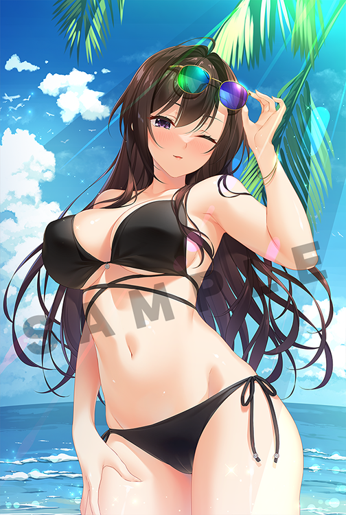 描き下ろしB2タペストリー（秋奈）
